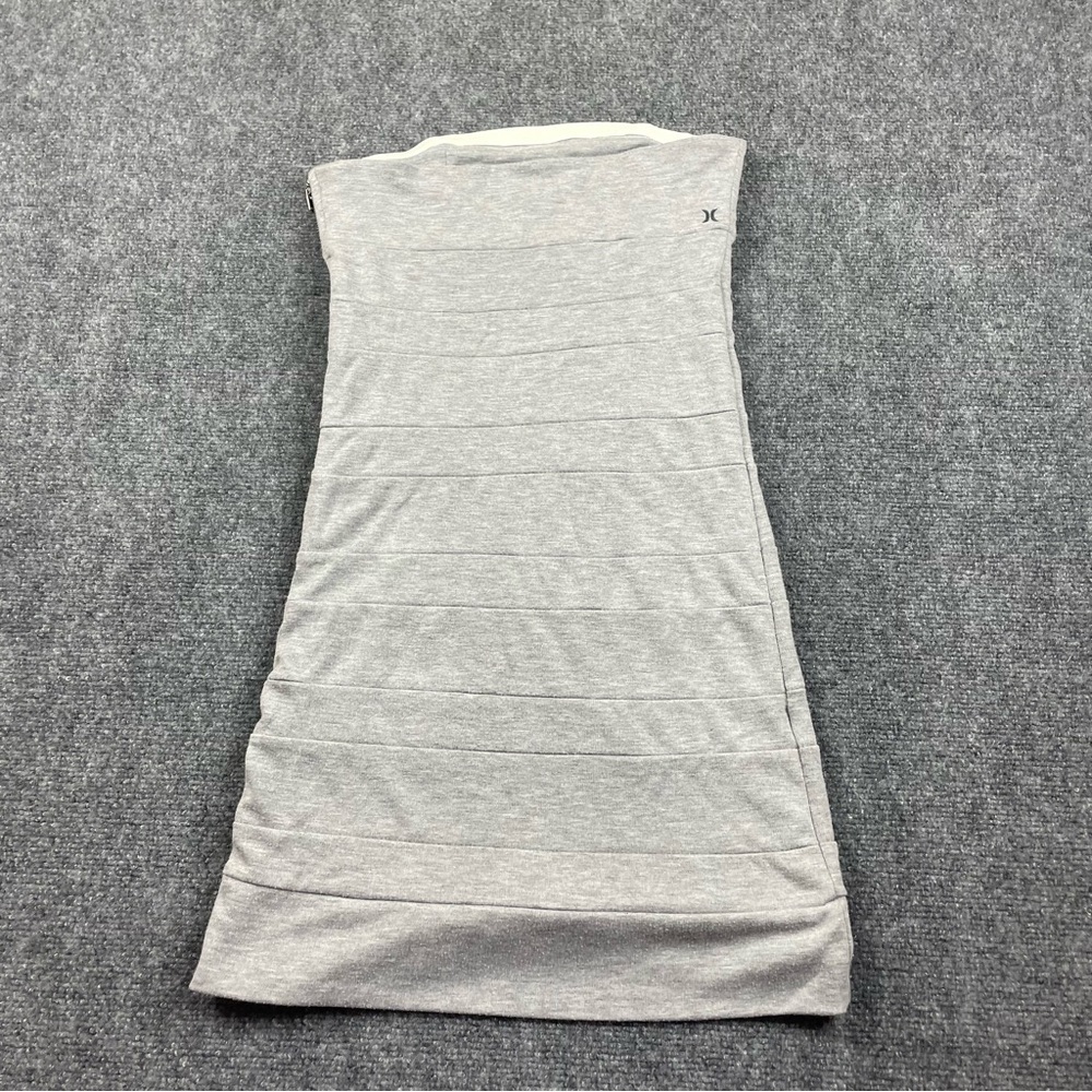 HURLEY Women’s Strapless Tube top Dress Grey size: Small - Picture 2 of 11
